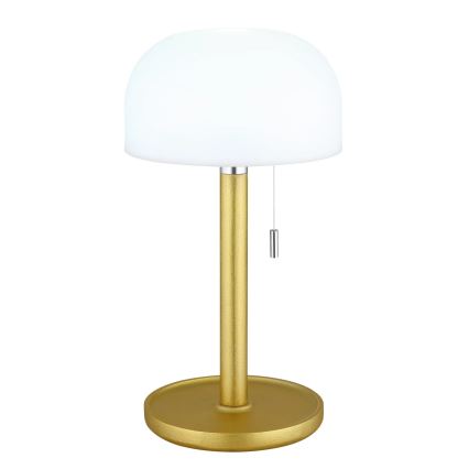 Globo - LED Nabíjacia stolná lampa LED/1,5W/3,7V 3000/4200/6000K 1800mAh mosadz