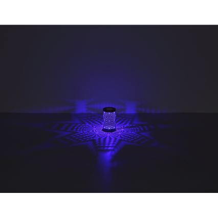Globo - LED RGB dotyková nabíjacia stolná lampa LED/1W/5V 500 mAh hnedá