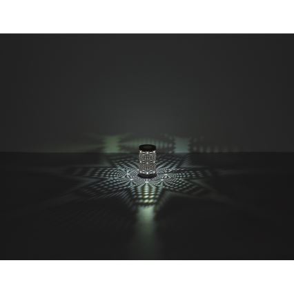 Globo - LED RGB dotyková nabíjacia stolná lampa LED/1W/5V 500 mAh sivá