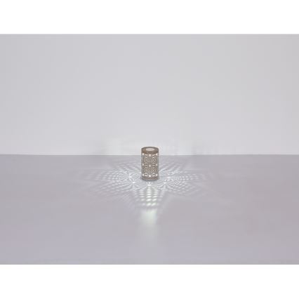Globo - LED RGB dotyková nabíjacia stolná lampa LED/1W/5V 500 mAh sivá