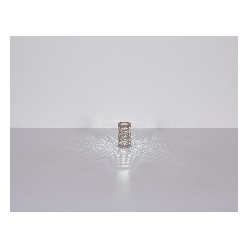 Globo - LED RGB dotyková nabíjacia stolná lampa LED/1W/5V 500 mAh sivá