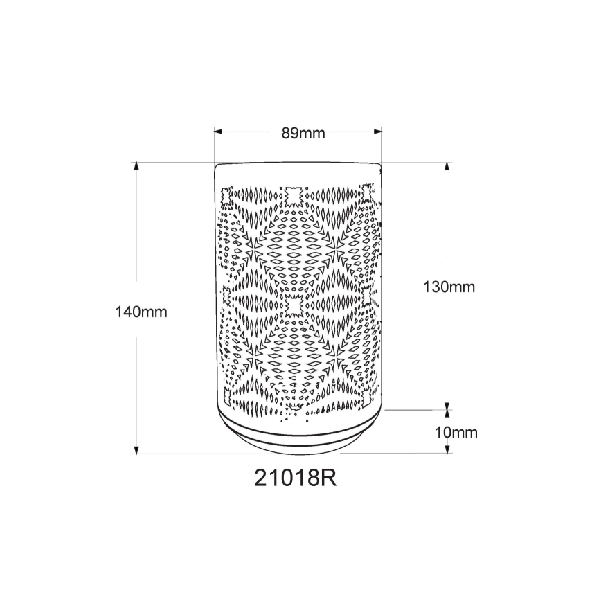 Globo - LED RGB Dotyková nabíjacia stolná lampa LED/1W/5V 500 mAh medená