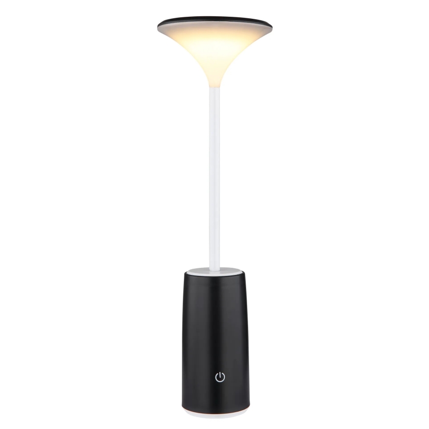 Globo - LED Stmievateľná nabíjacia dotyková stolná lampa LED/1,2W/3,7V 3000K 1500mAh čierna