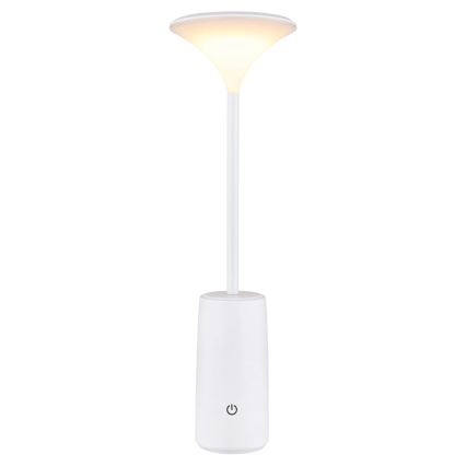 Globo - LED Stmievateľná nabíjacia dotyková stolná lampa LED/1,2W/3,7V 3000K 1500mAh biela