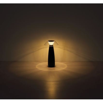 Globo - LED Stmievateľná nabíjacia dotyková stolná lampa LED/1W/3,7V 3000K 1200mAh čierna
