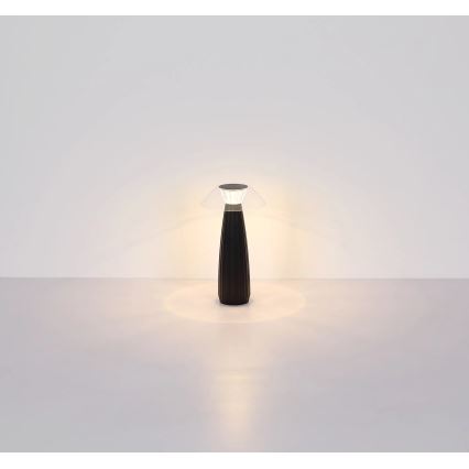 Globo - LED Stmievateľná nabíjacia dotyková stolná lampa LED/1W/3,7V 3000K 1200mAh čierna