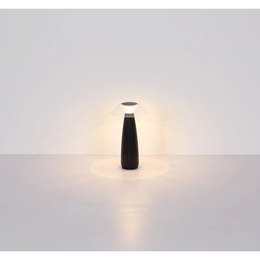 Globo - LED Stmievateľná nabíjacia dotyková stolná lampa LED/1W/3,7V 3000K 1200mAh čierna