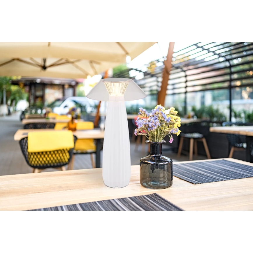 Globo - LED Stmievateľná nabíjacia dotyková stolná lampa LED/1W/3,7V 3000K 1200mAh biela