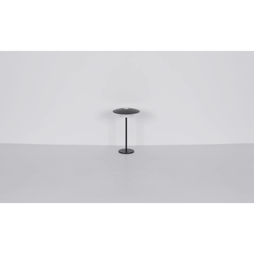 Globo - LED Vonkajšia nabíjacia dotyková stolná lampa LED/3W/3,7V 1800/2700/3000K IP44 1800 mAh šedá
