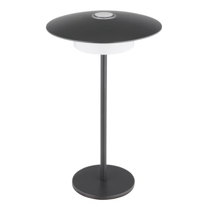 Globo - LED Vonkajšia nabíjacia dotyková stolná lampa LED/3W/3,7V 1800/2700/3000K IP44 1800 mAh šedá