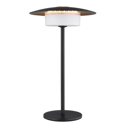 Globo - LED Vonkajšia nabíjacia dotyková stolná lampa LED/3W/3,7V 1800/2700/3000K IP44 1800 mAh čierna
