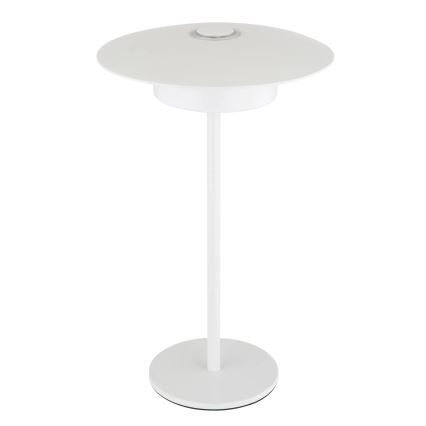 Globo - LED Vonkajšia nabíjacia dotyková stolná lampa LED/3W/3,7V 1800/2700/3000K IP44 1800 mAh biela