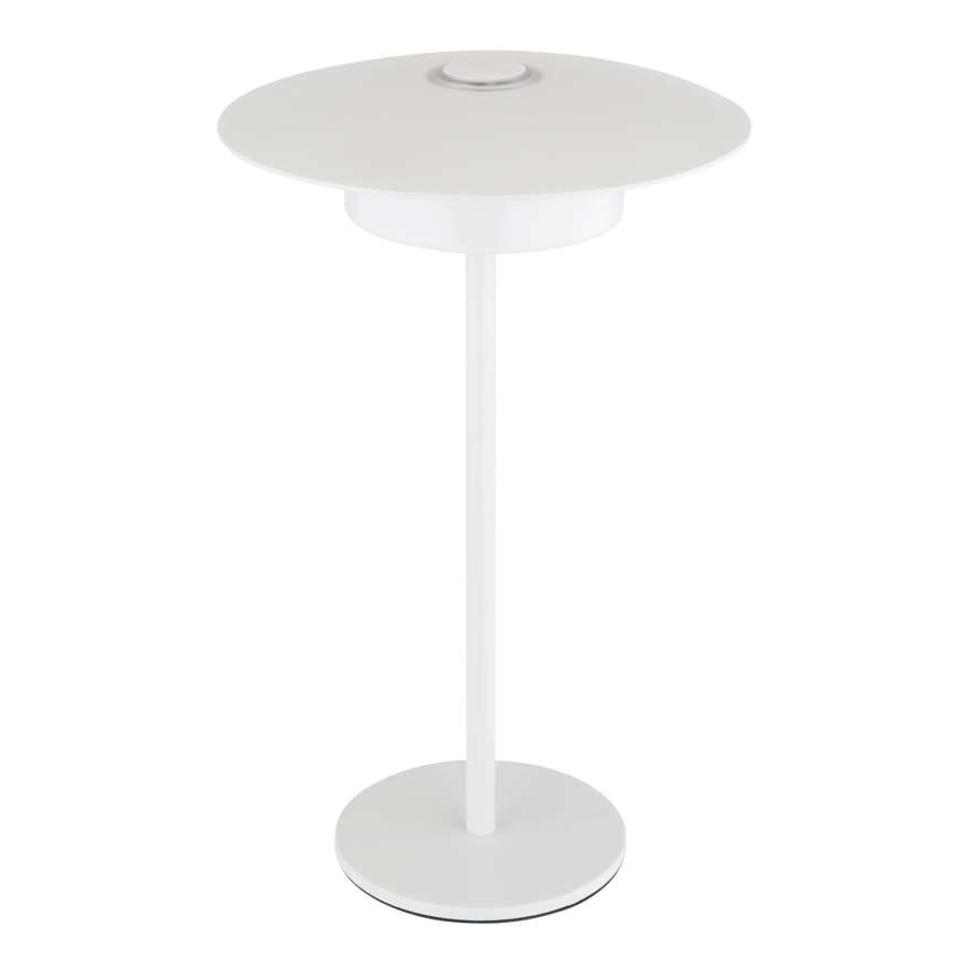 Globo - LED Vonkajšia nabíjacia dotyková stolná lampa LED/3W/3,7V 1800/2700/3000K IP44 1800 mAh biela