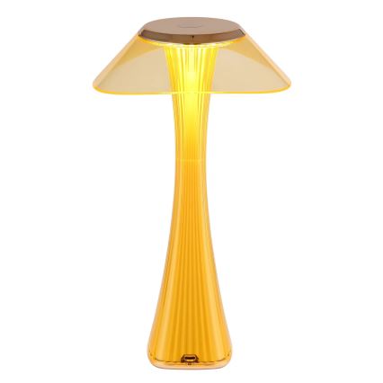 Globo - LED Stmievateľná nabíjacia stolná lampa LED/2,5W/3,7V 1200mAh 2700K/4500K/6500K zlatá