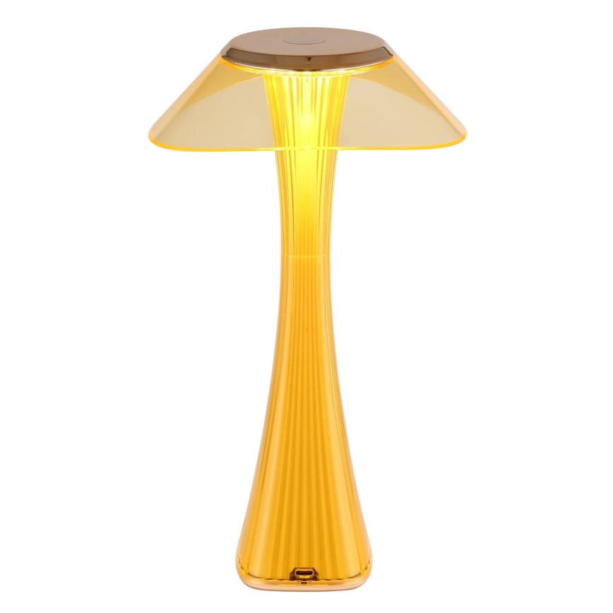 Globo - LED Stmievateľná nabíjacia stolná lampa LED/2,5W/3,7V 1200mAh 2700K/4500K/6500K zlatá
