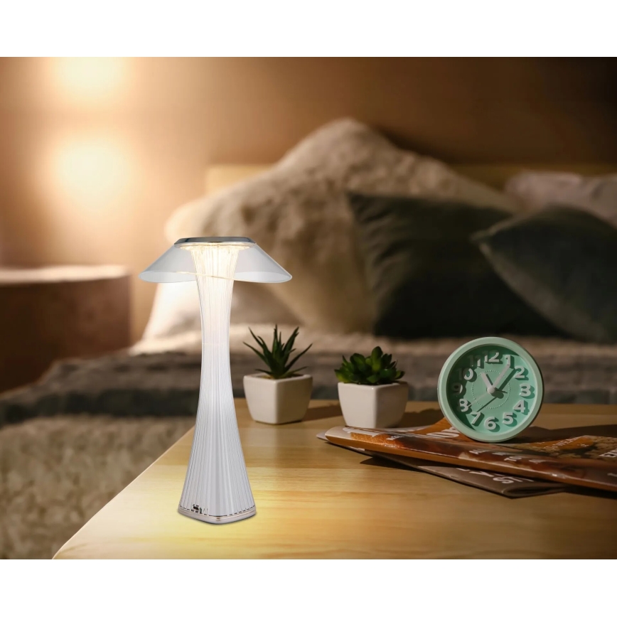 Globo - LED Stmievateľná nabíjacia stolná lampa LED/2,5W/3,7V 1200mAh 2700K/4500K/6500K biela