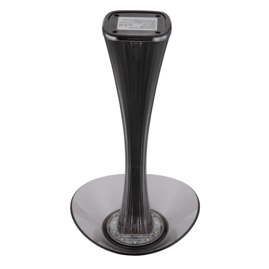 Globo - LED Stmievateľná nabíjacia stolná lampa LED/2,5W/3,7V 1200mAh 2700K/4500K/6500K čierna