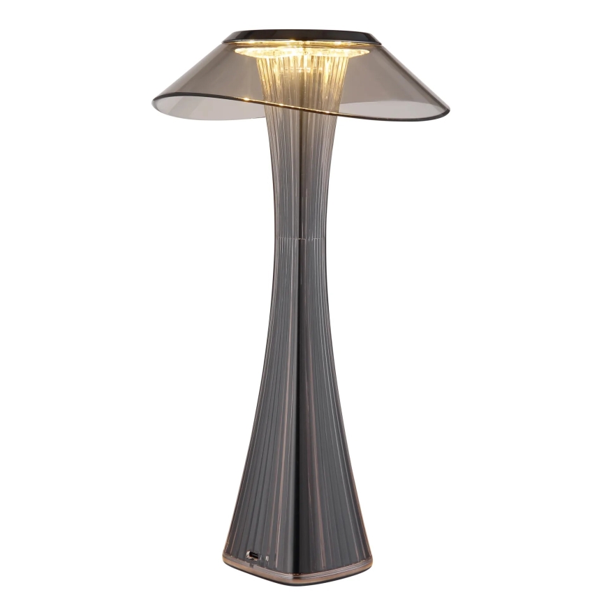 Globo - LED Stmievateľná nabíjacia stolná lampa LED/2,5W/3,7V 1200mAh 2700K/4500K/6500K čierna