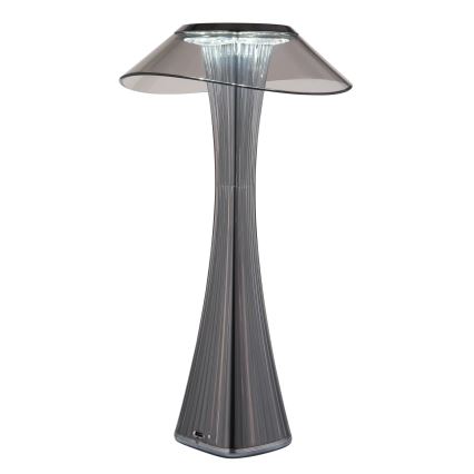 Globo - LED Stmievateľná nabíjacia stolná lampa LED/2,5W/3,7V 1200mAh 2700K/4500K/6500K čierna