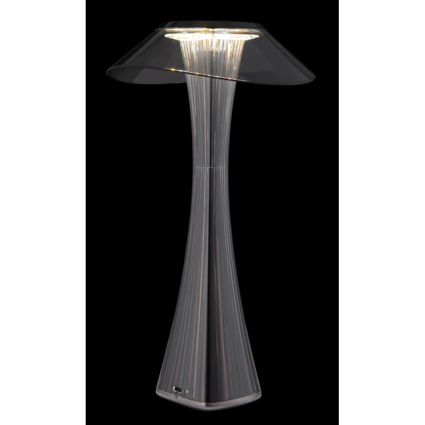 Globo - LED Stmievateľná nabíjacia stolná lampa LED/2,5W/3,7V 1200mAh 2700K/4500K/6500K čierna