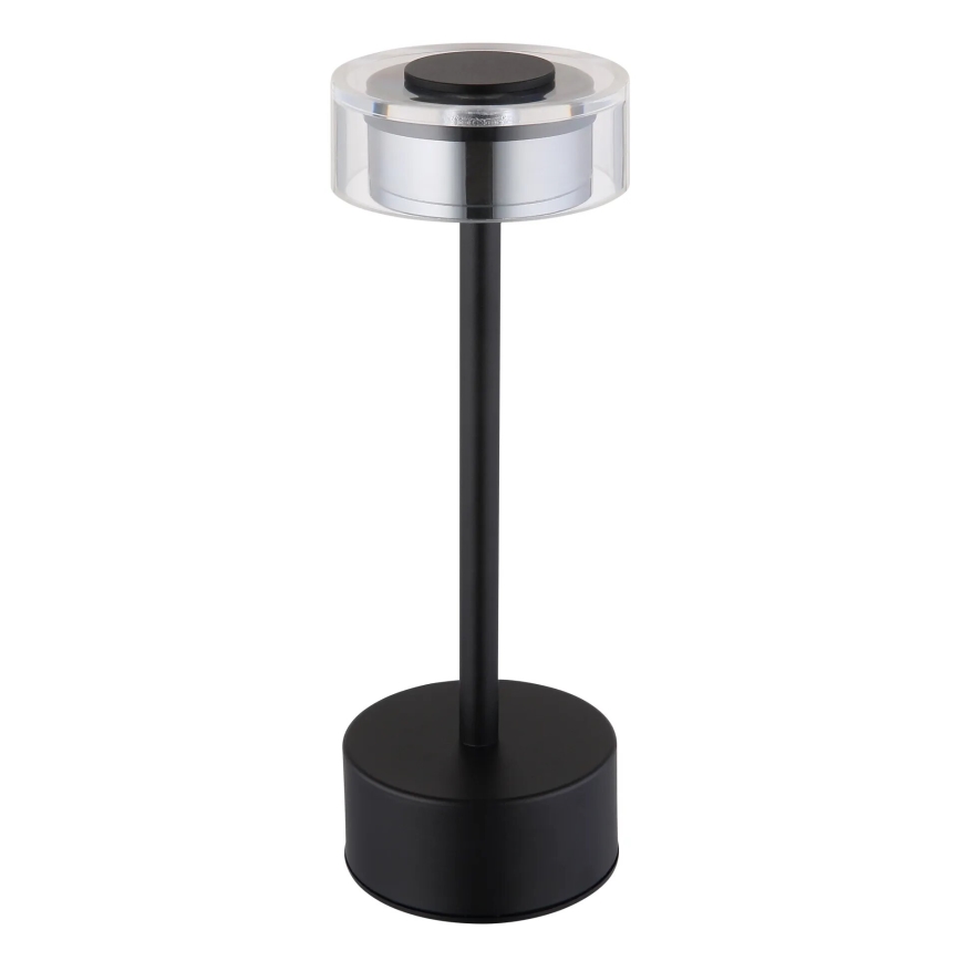 Globo - LED Stmievateľná nabíjacia dotyková stolná lampa LED/2,5W/3,7V 2700/4000/6500K 1800mAh čierna