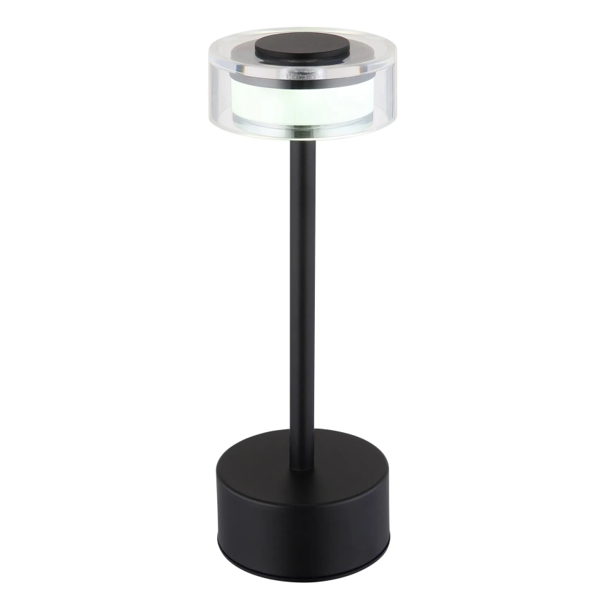 Globo - LED Stmievateľná nabíjacia dotyková stolná lampa LED/2,5W/3,7V 2700/4000/6500K 1800mAh čierna