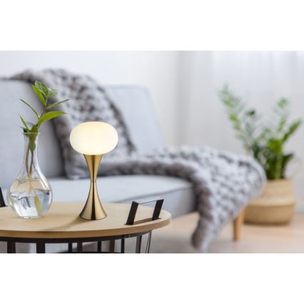 Globo - Stolná lampa 1xE14/25W/230V mosadz