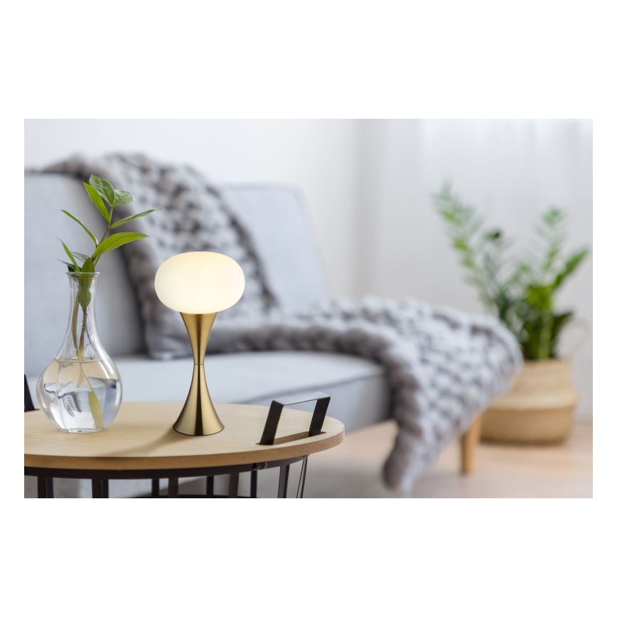 Globo - Stolná lampa 1xE14/25W/230V mosadz