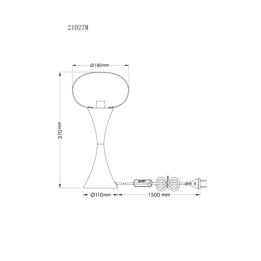 Globo - Stolná lampa 1xE14/25W/230V zlatá