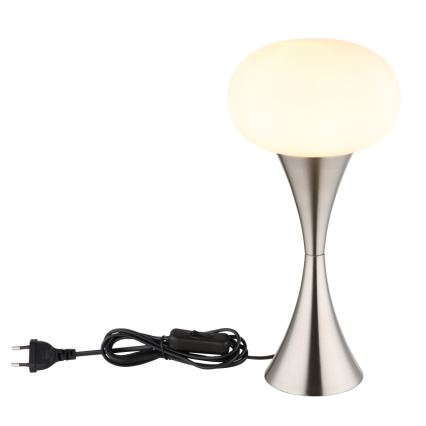 Globo - Stolná lampa 1xE14/25W/230V matný chróm