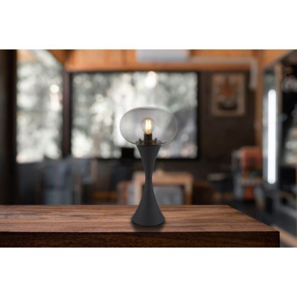 Globo - Stolná lampa 1xE14/25W/230V čierna