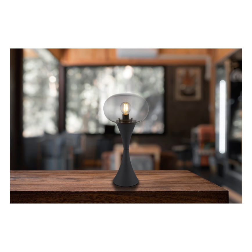 Globo - Stolná lampa 1xE14/25W/230V čierna