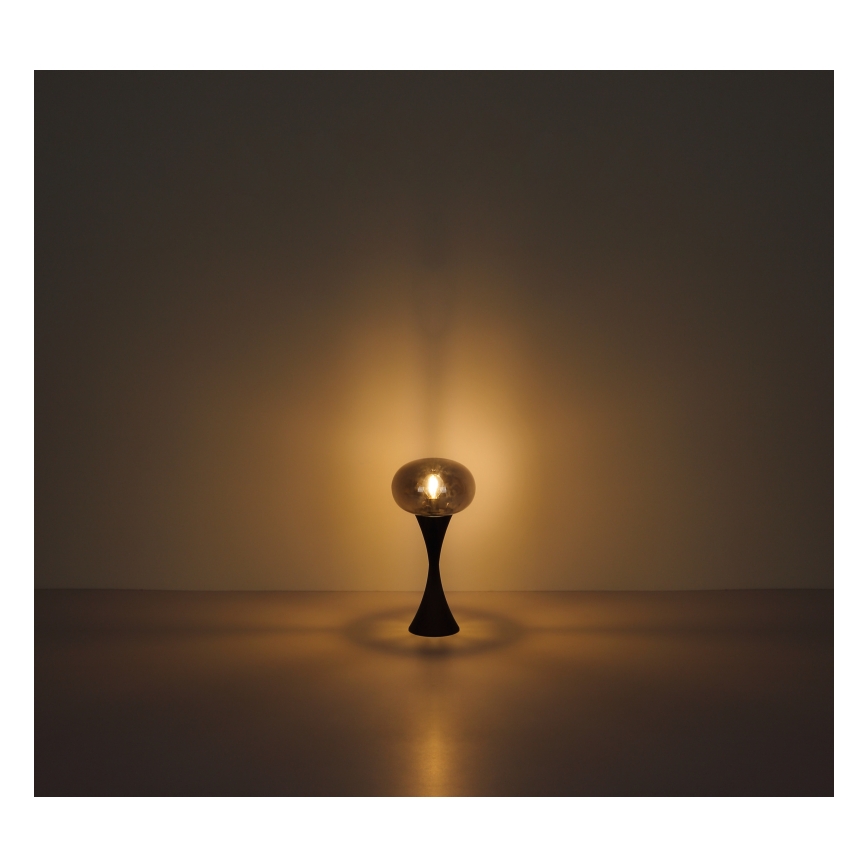 Globo - Stolná lampa 1xE14/25W/230V čierna