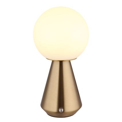 Globo - LED Stmievateľná dotyková vonkajšia stolná lampa LED/1,5W/5V 3000/4500/6500K 1800 mAh IP41 medená