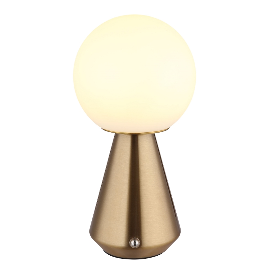 Globo - LED Stmievateľná dotyková vonkajšia stolná lampa LED/1,5W/5V 3000/4500/6500K 1800 mAh IP41 medená