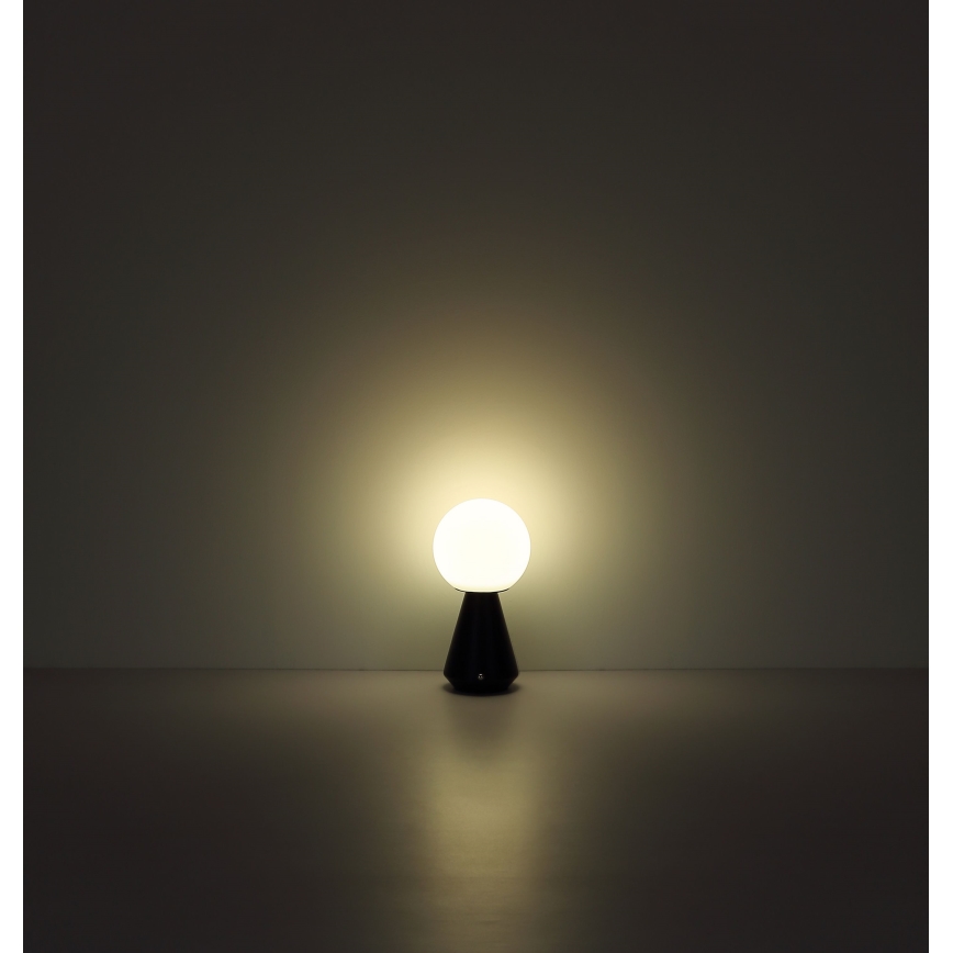 Globo - LED Stmievateľná dotyková vonkajšia stolná lampa LED/1,5W/5V 3000/4500/6500K 1800 mAh IP41 čierna