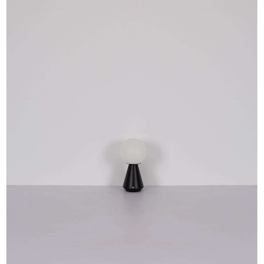 Globo - LED Stmievateľná dotyková vonkajšia stolná lampa LED/1,5W/5V 3000/4500/6500K 1800 mAh IP41 čierna