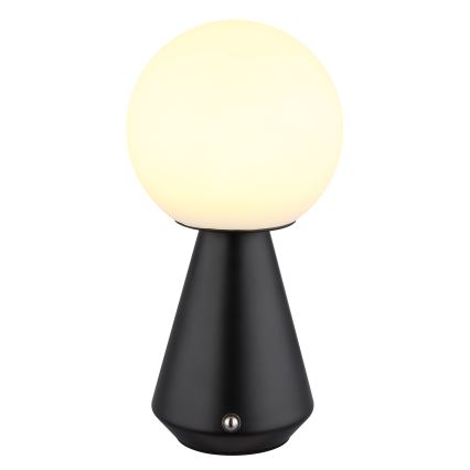Globo - LED Stmievateľná dotyková vonkajšia stolná lampa LED/1,5W/5V 3000/4500/6500K 1800 mAh IP41 čierna