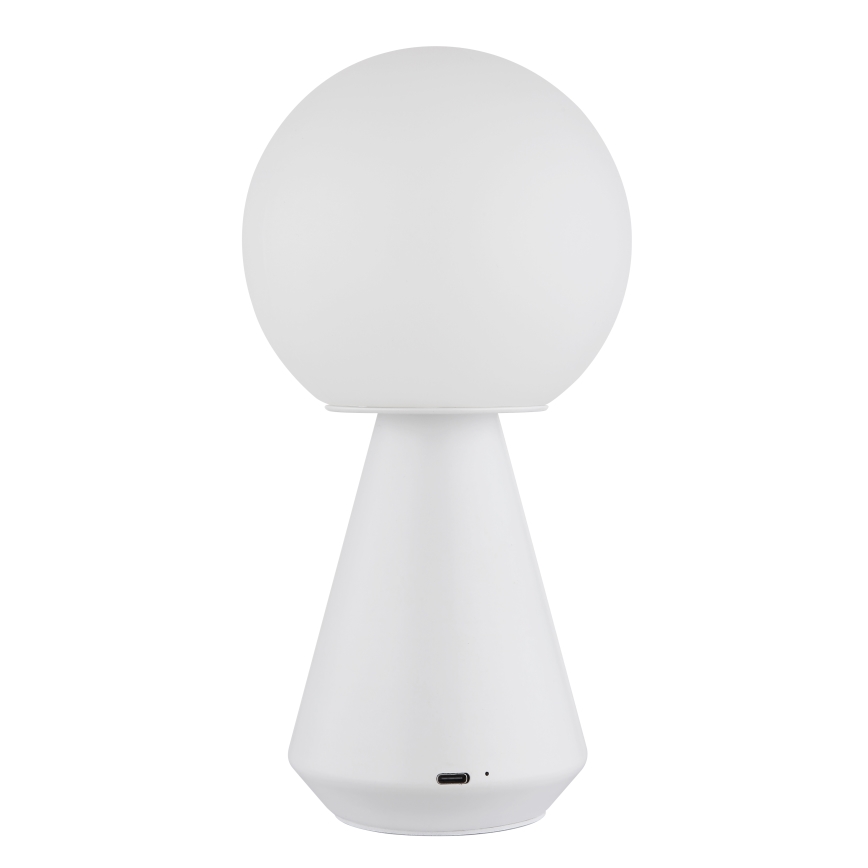 Globo - LED Stmievateľná dotyková vonkajšia stolná lampa LED/1,5W/5V 3000/4500/6500K 1800 mAh IP41 biela