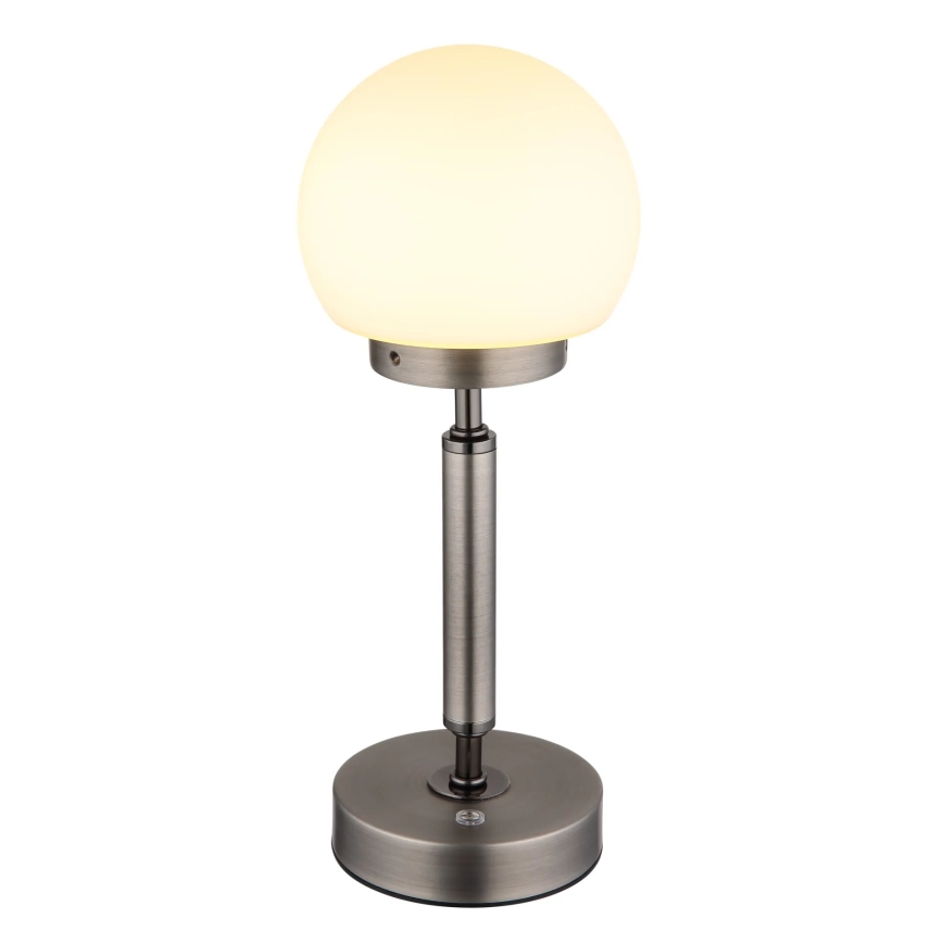 Globo - LED Stmievateľná nabíjacia dotyková stolná lampa LED/2,5W/5V 1800mAh 2700/4000/6500K antracit