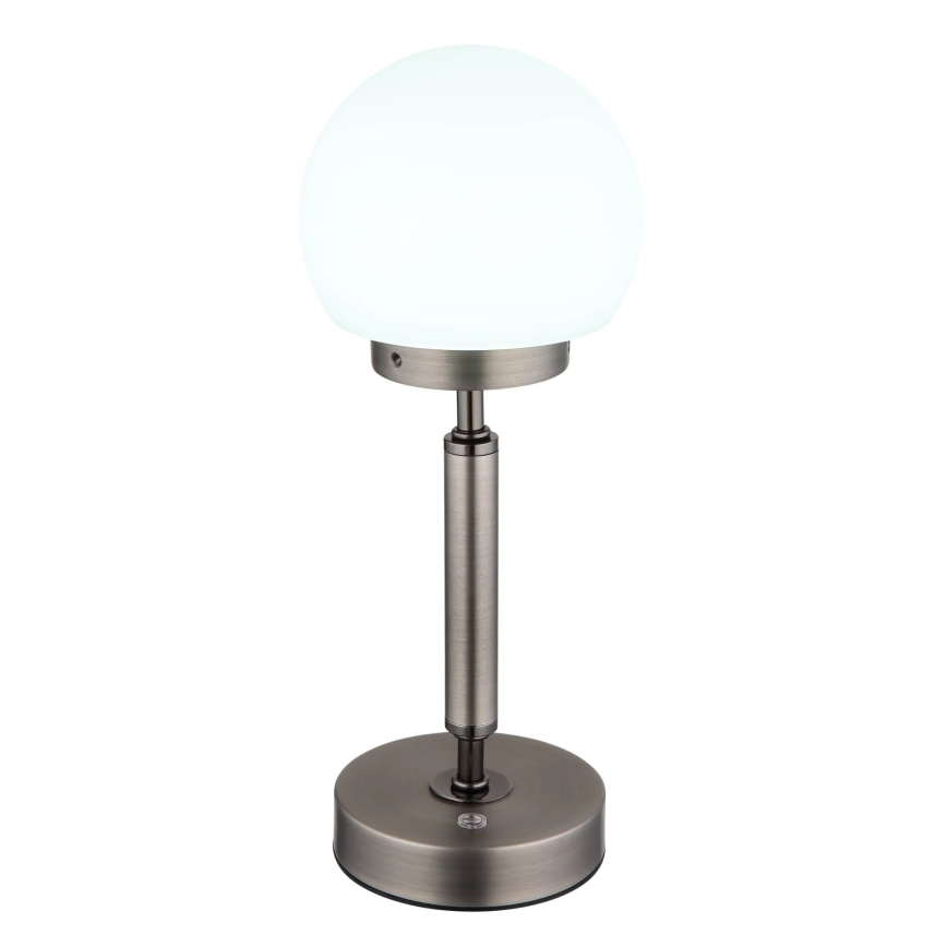 Globo - LED Stmievateľná nabíjacia dotyková stolná lampa LED/2,5W/5V 1800mAh 2700/4000/6500K antracit