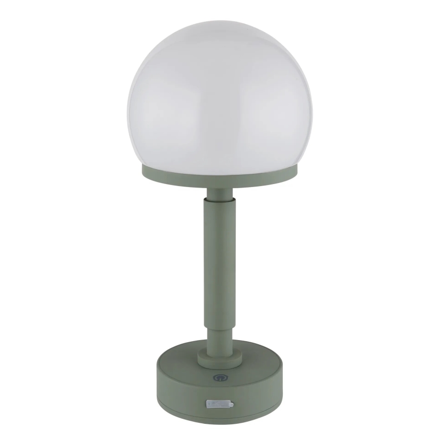 Globo - LED Stmievateľná nabíjacia dotyková stolná lampa LED/2,5W/5V 1800mAh 2800K zelená