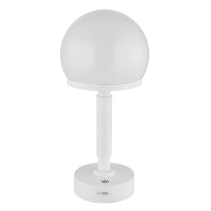 Globo - LED Stmievateľná nabíjacia dotyková stolná lampa LED/2,5W/5V 1800mAh 2800K biela