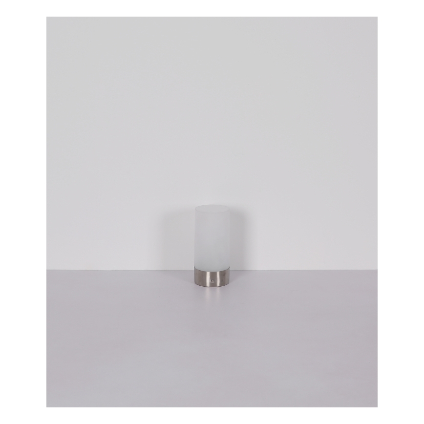 Globo - LED RGBW stmievateľná dotyková vonkajšia stolová lampa LED/1,8W/5V 1500 mAh IP44 matný chróm