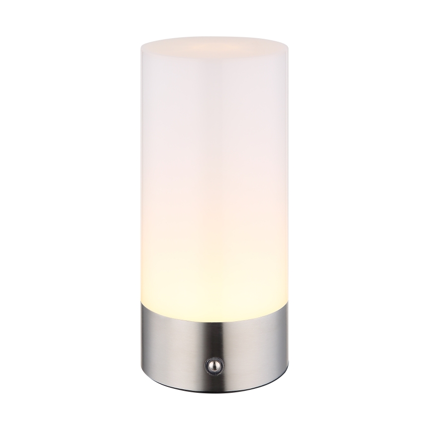Globo - LED RGBW stmievateľná dotyková vonkajšia stolová lampa LED/1,8W/5V 1500 mAh IP44 matný chróm