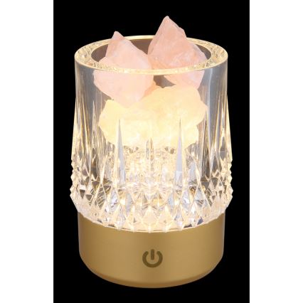 Globo - LED Stmievateľná dotyková stolná lampa LED/1W/5V 3000K 1200 mAh zlatá
