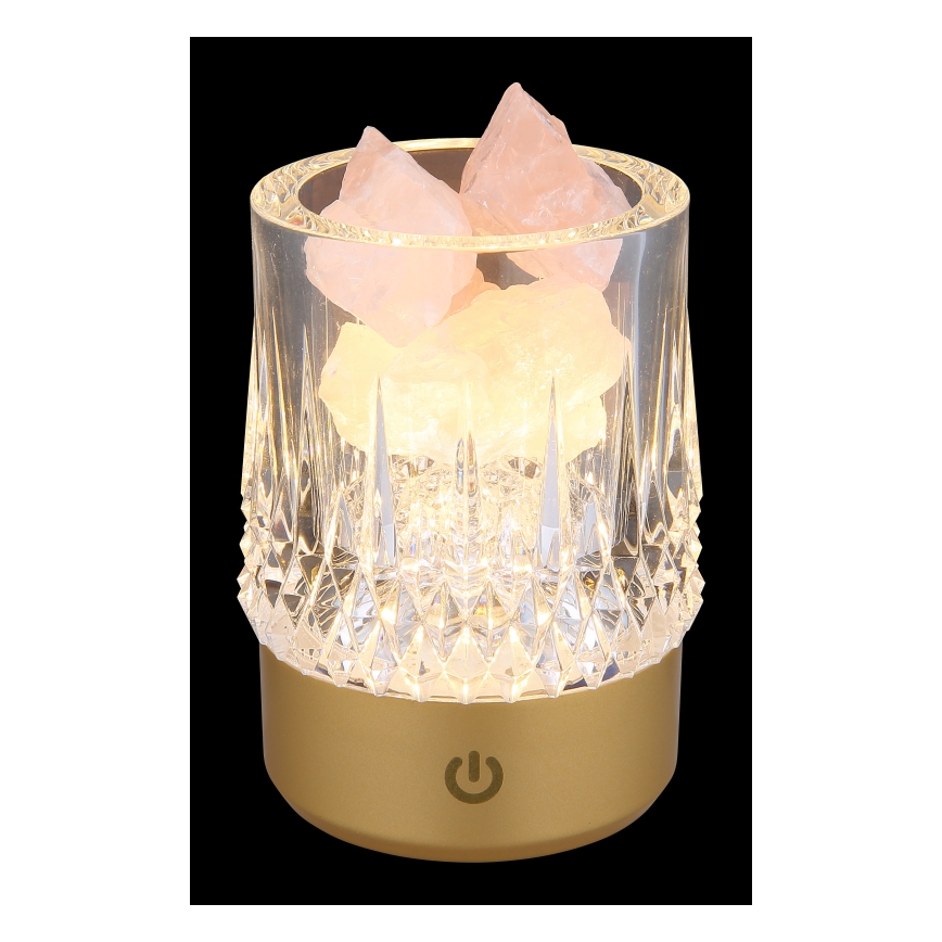 Globo - LED Stmievateľná dotyková stolná lampa LED/1W/5V 3000K 1200 mAh zlatá