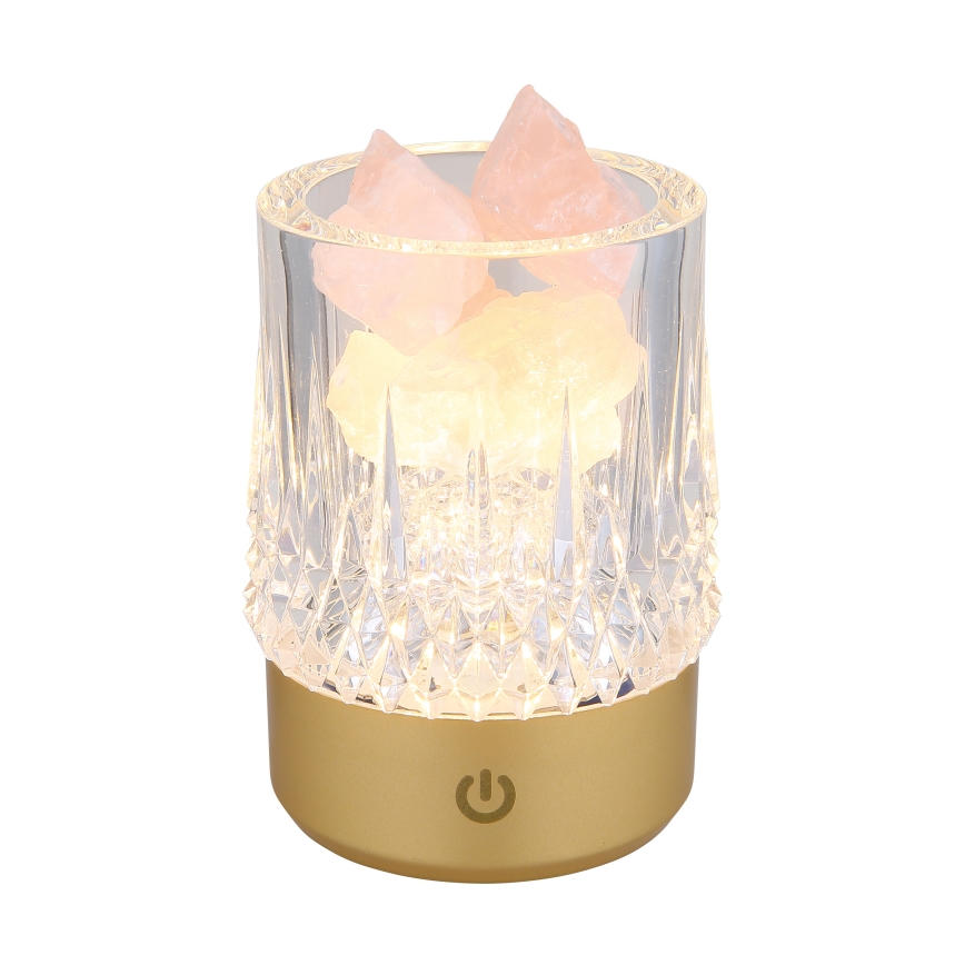 Globo - LED Stmievateľná dotyková stolná lampa LED/1W/5V 3000K 1200 mAh zlatá