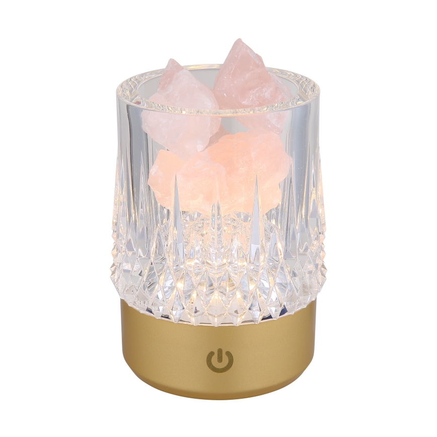 Globo - LED Stmievateľná dotyková stolná lampa LED/1W/5V 3000K 1200 mAh zlatá