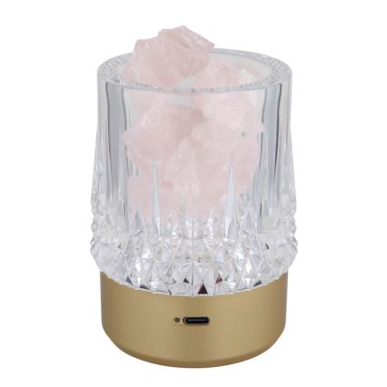 Globo - LED Stmievateľná dotyková stolná lampa LED/1W/5V 3000K 1200 mAh zlatá